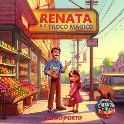 Capa de Renata e o troco mágico, de Renato Porto