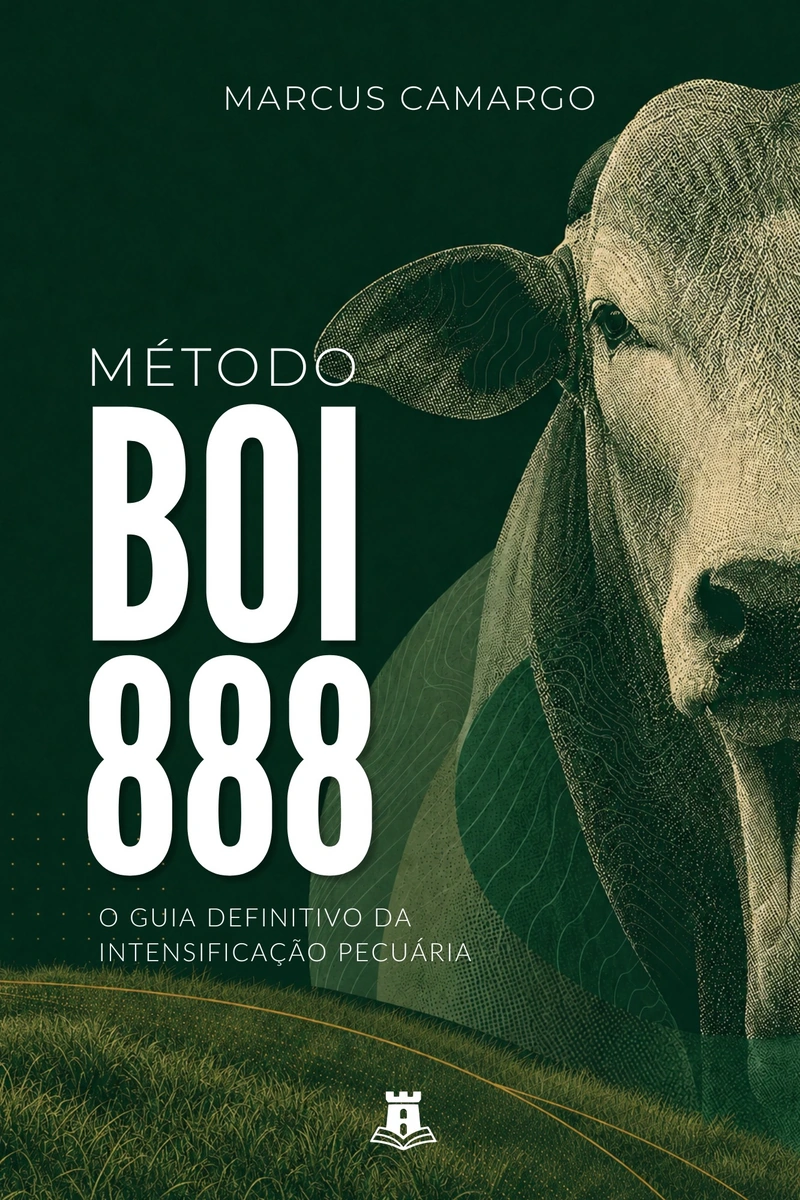 Capa de Método Boi 888: O guia definitivo da intensificação pecuária, de Marcus Camargo