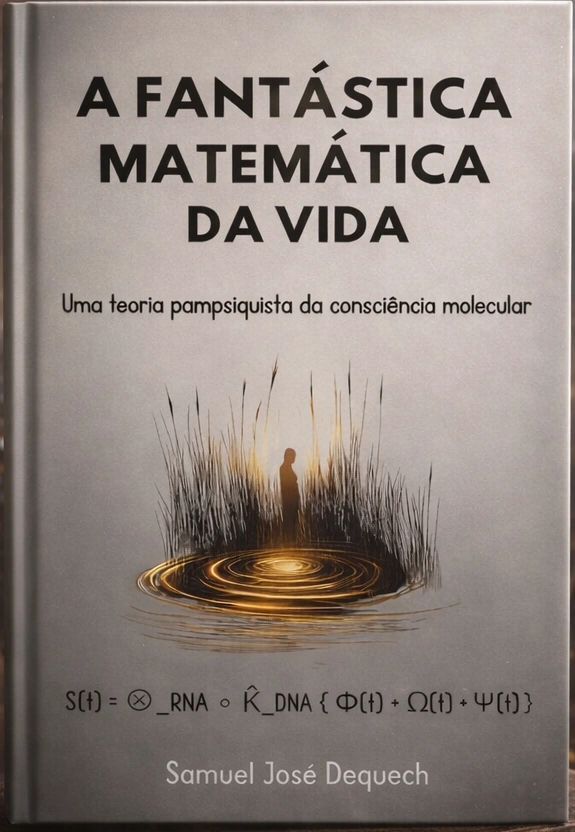 Capa de A Fantástica Matemática da Vida: Uma teoria pampsiquista da consciência molecular, de Samuel José Dequech